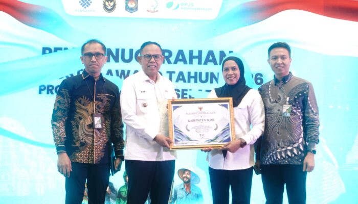 Pemkab Bone Raih Jamsostek Award 2026, Perlindungan Pekerja Rentan Jadi Perhatian
