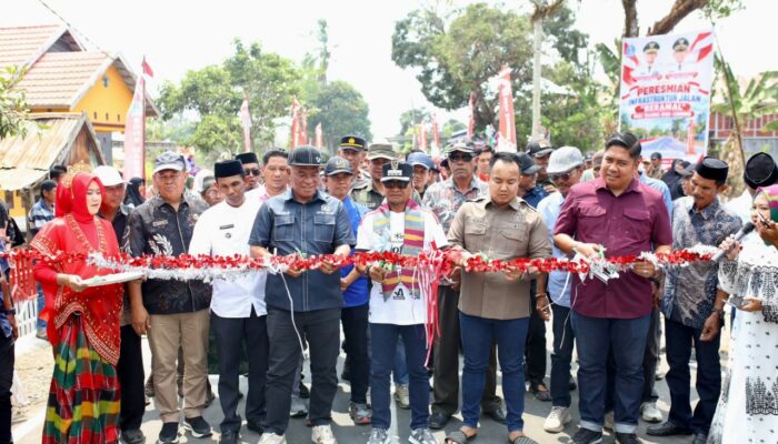 Bupati Bone Resmikan Jalan Beramal di Bune, Sepanjang 2,7 Kilometer dan Telan Anggaran Rp7,6 Miliar
