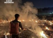 Innalillah, Kebakaran Lahan di Desa Tea Malala, Pemadam Siaga Cegah Api Meluas ke Pemukiman