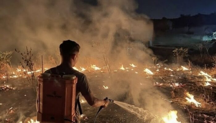 Innalillah, Kebakaran Lahan di Desa Tea Malala, Pemadam Siaga Cegah Api Meluas ke Pemukiman