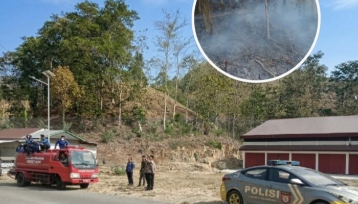 Kebakaran Lahan di Timusu, Damkar-Polisi Siaga Cegah Api ke Pemukiman