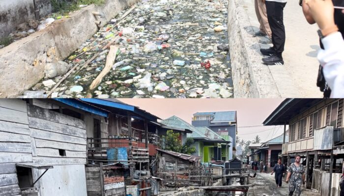Aksi Bupati Bone Turun Langsung Bersihkan Sampah di Lonrae, Drainase Penuh Sampah Kembali Bersih